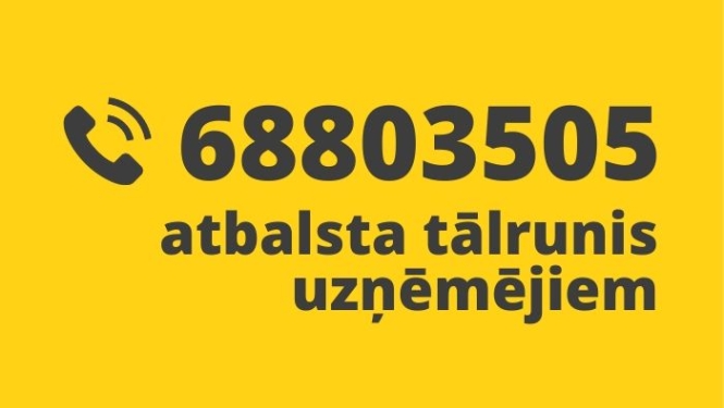 konsultatīvais tālrunis uzņēmējiem 68803505
